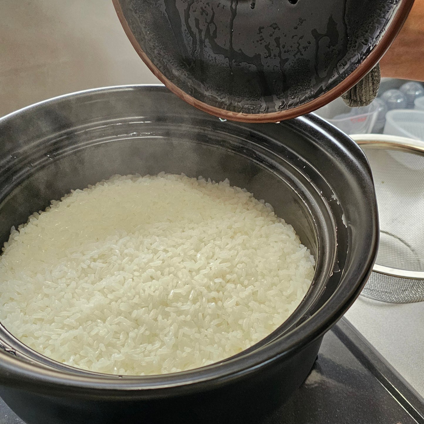 Cooking class for onigiri & miso soup